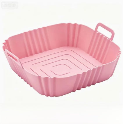 Siliconen Airfryer Bakje. Herbruikbaar, Anti aanbak & Met Handvatten