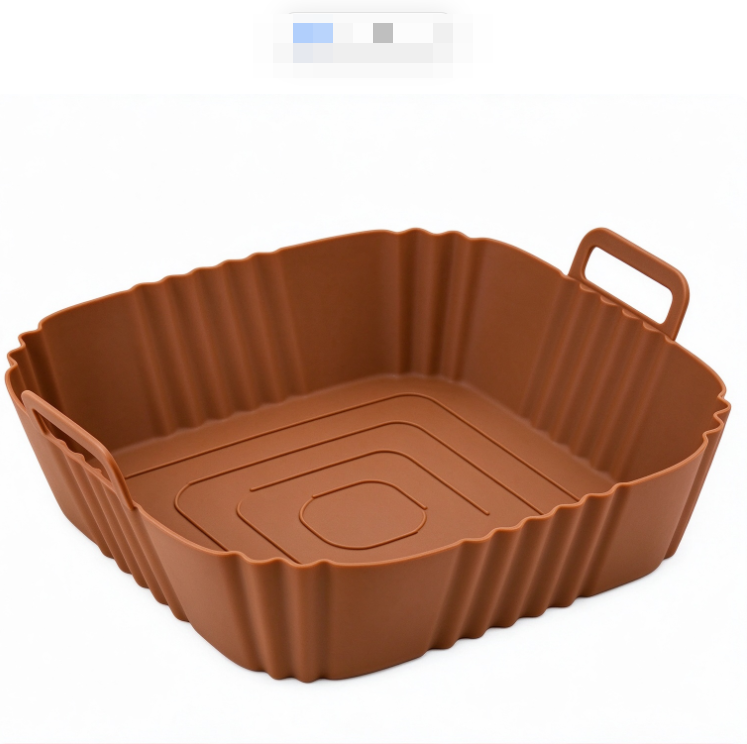 Siliconen Airfryer Bakje. Herbruikbaar, Anti aanbak & Met Handvatten
