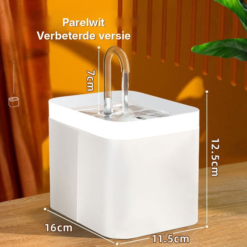 Drinkfontein voor Katten. Altijd Vers, Stromend Water