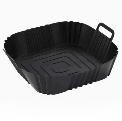 Siliconen Airfryer Bakje. Herbruikbaar, Anti aanbak & Met Handvatten