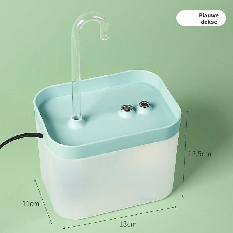 Drinkfontein voor Katten. Altijd Vers, Stromend Water