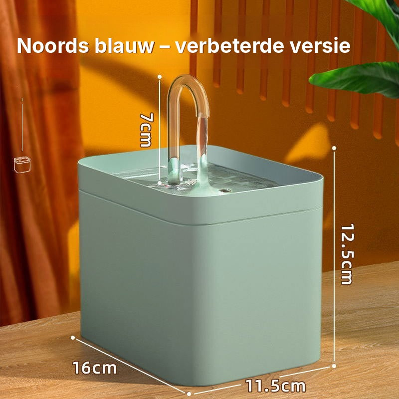 Drinkfontein voor Katten. Altijd Vers, Stromend Water