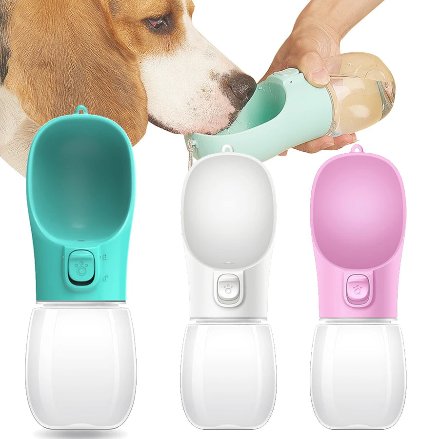Draagbare Drinkfles voor Honden en Katten – Lekvrij, 300/350/550ml