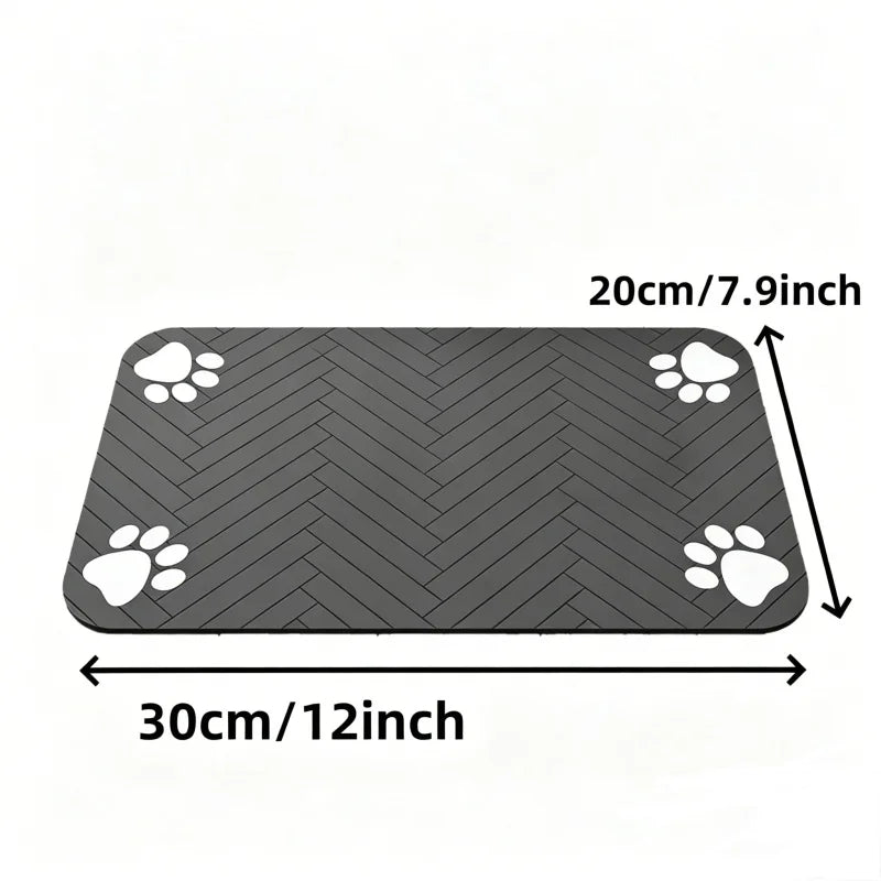Huisdier Voermat – Absorberende Placemat voor Hond & Kat | Waterproof & Antislip