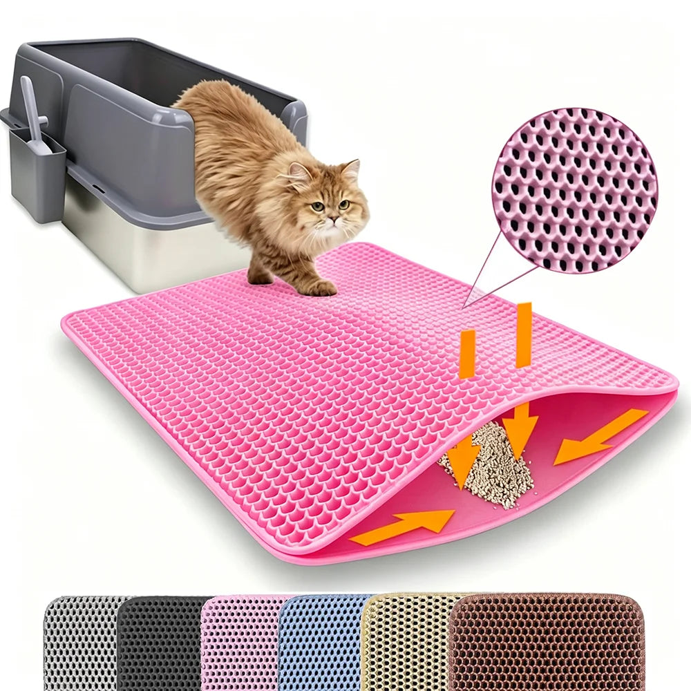 Kattenbakmat Dubbellaags – Waterproof & Anti-slip