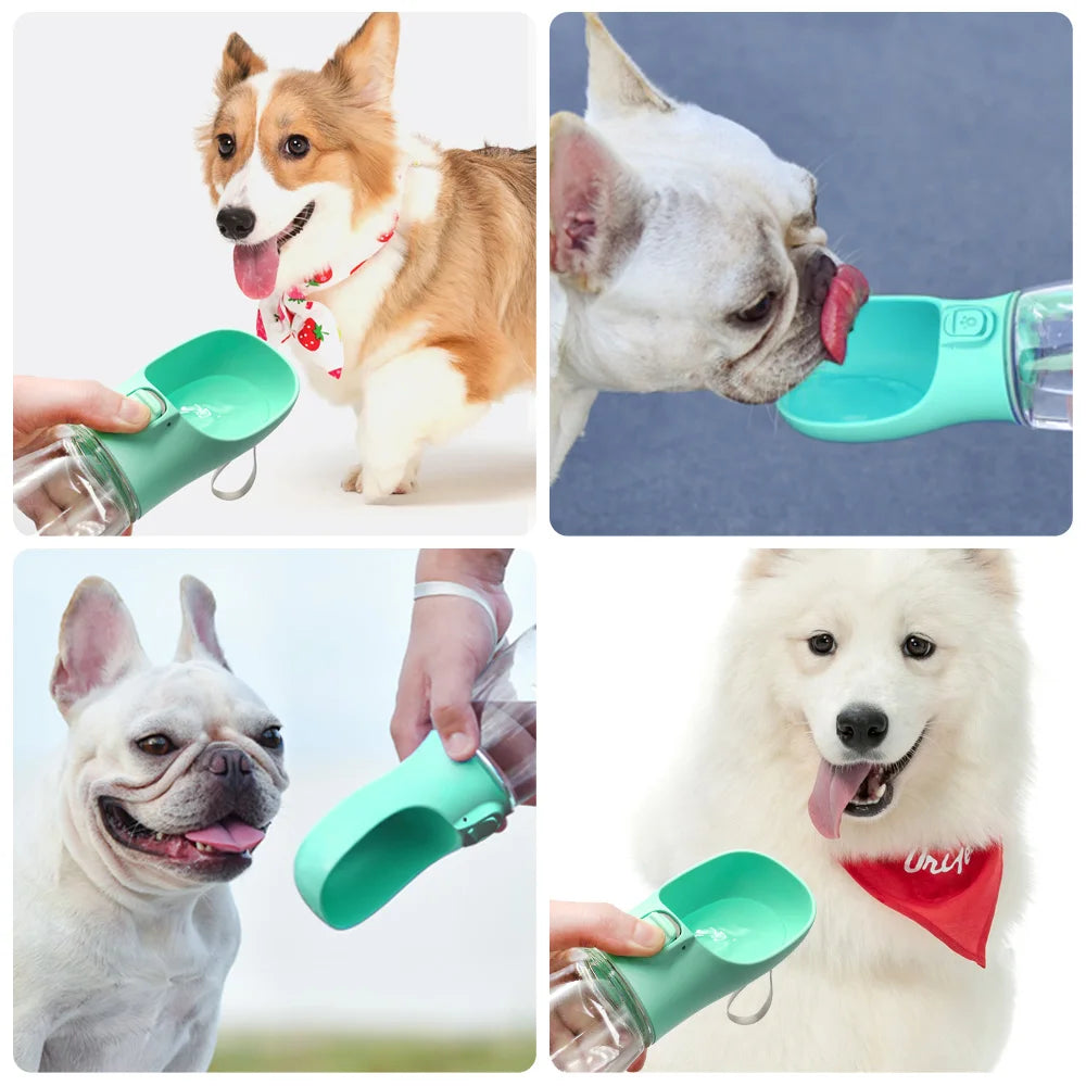 Draagbare Drinkfles voor Honden en Katten – Lekvrij, 300/350/550ml