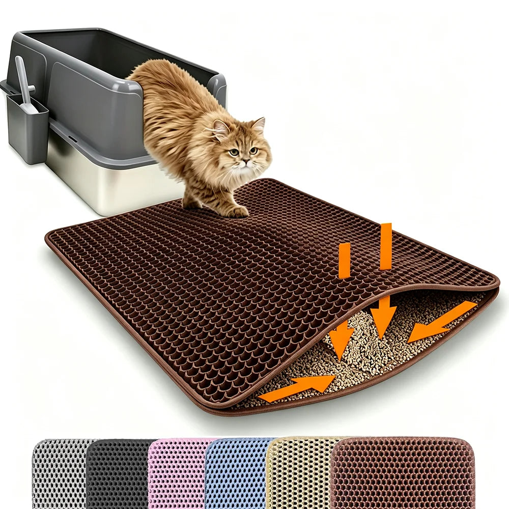 Kattenbakmat Dubbellaags – Waterproof & Anti-slip