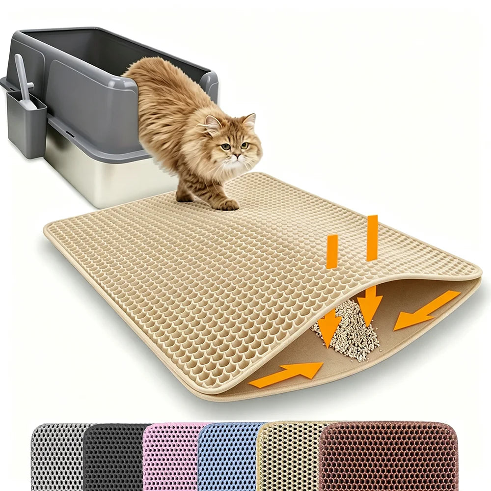 Kattenbakmat Dubbellaags – Waterproof & Anti-slip