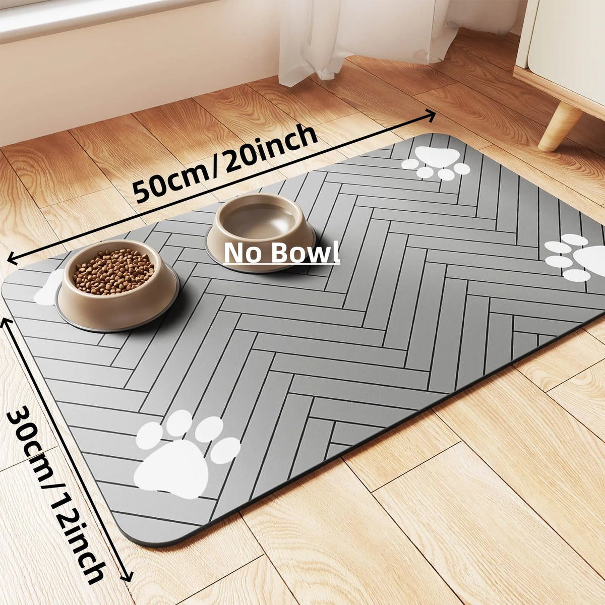 Huisdier Voermat – Absorberende Placemat voor Hond & Kat | Waterproof & Antislip