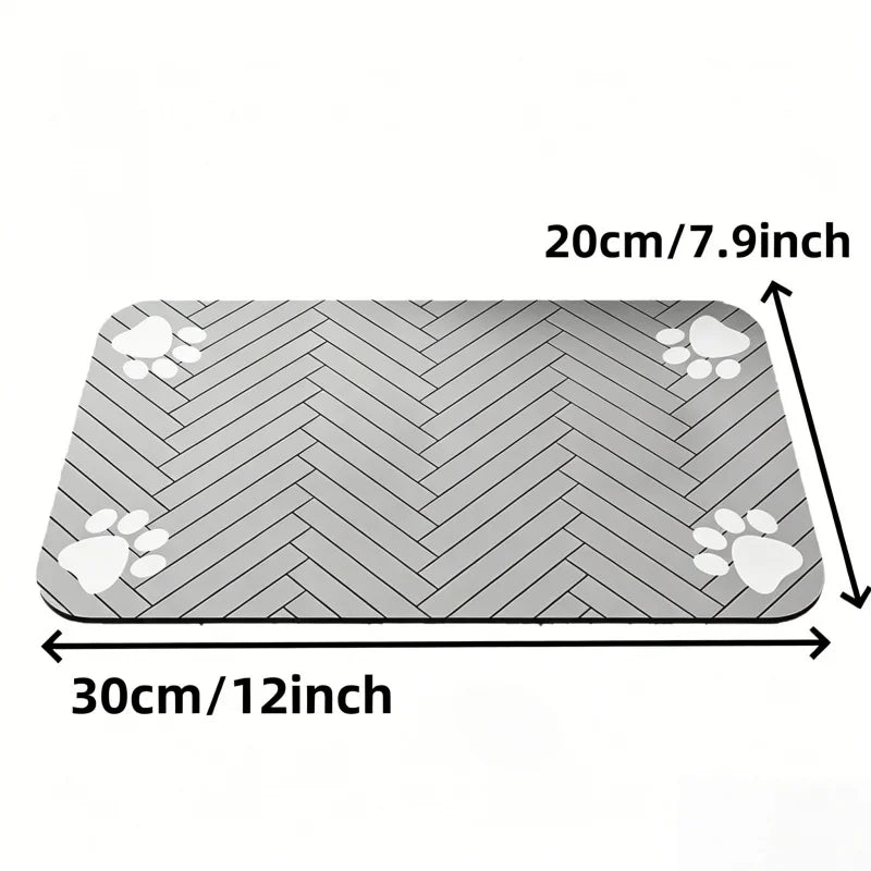 Huisdier Voermat – Absorberende Placemat voor Hond & Kat | Waterproof & Antislip