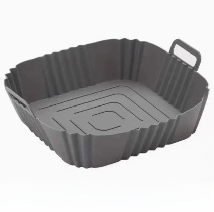 Siliconen Airfryer Bakje. Herbruikbaar, Anti aanbak & Met Handvatten