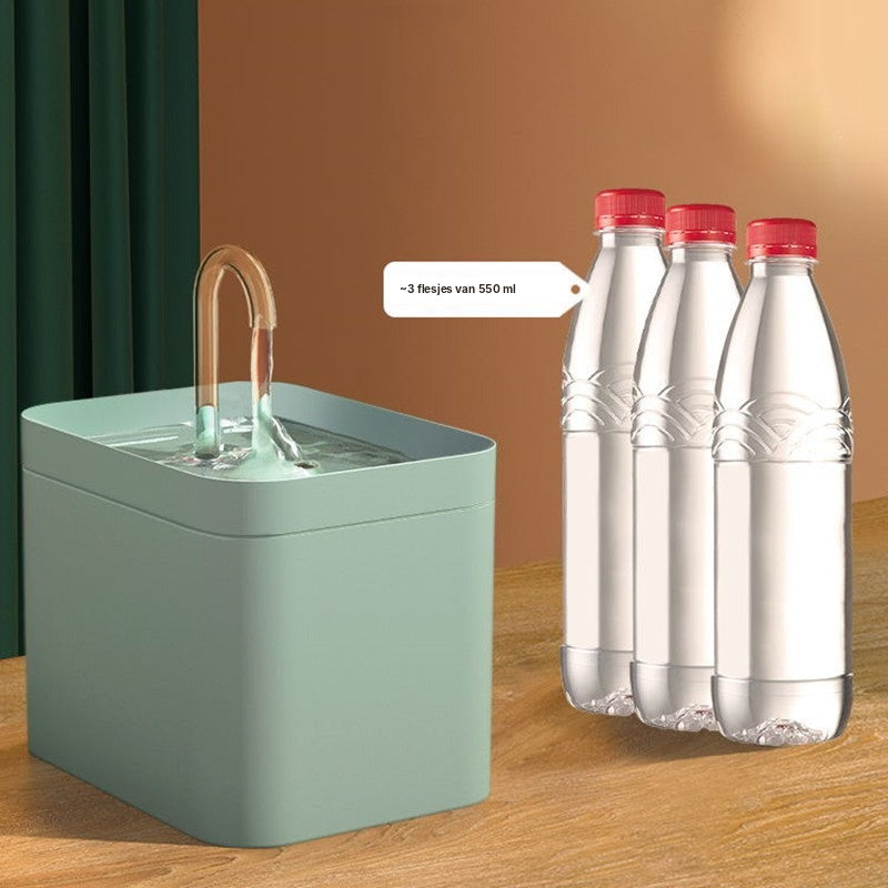 Drinkfontein voor Katten. Altijd Vers, Stromend Water
